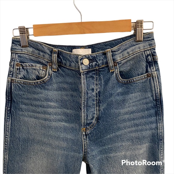 NWT Boyish The Dempsey High Rise Crop Straight Jean in the Colour Mirror Size 25 - Picture 6 of 8